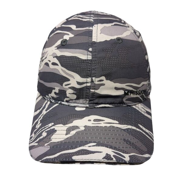 Mission Strapback Hat Camouflage One Size Adjustable 6 Panel Outdoor - Picture 1 of 8
